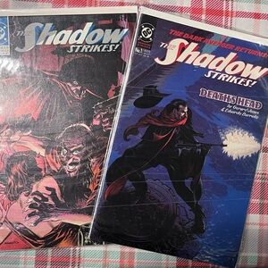 DC Shadow Strikes No.1 Comic with Purple and Red Cover